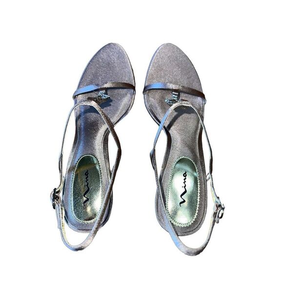 Nina - Vespa-YS Taupe Royal Strappy Heel/Pump Womens Size 10 NEW - Picture 5 of 10